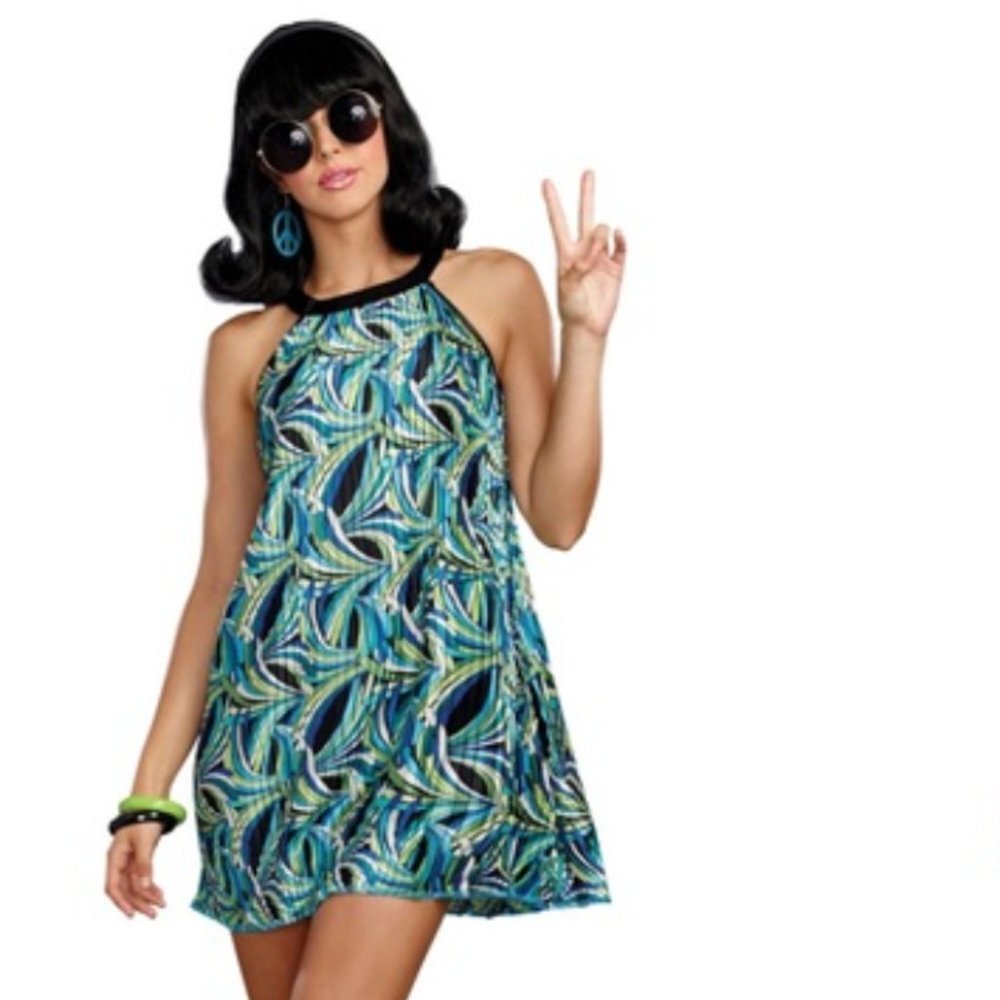 DREAMGIRL The Beat Goes On retro 1960s 4 piece set minidress costume NWT - Picture 2 of 9